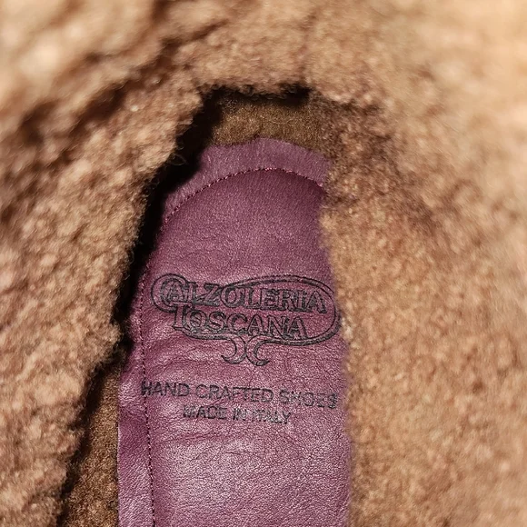 NEW - CALZOLERIA TOSCANA Buffalo Calfskin & Gator Skin 4060 Brick